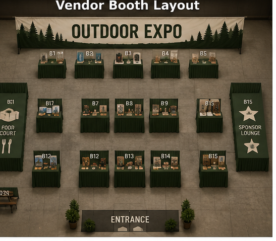 Vendor Booth Layout